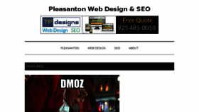 What Pleasantonwebdesignblog.com website looked like in 2016 (7 years ago)