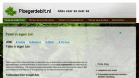 What Ploegerdebilt.nl website looked like in 2016 (8 years ago)