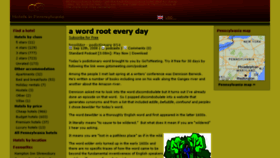 What Podictionary.com website looked like in 2016 (7 years ago)