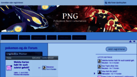 What Pokemon-ng.de website looked like in 2016 (9 years ago)