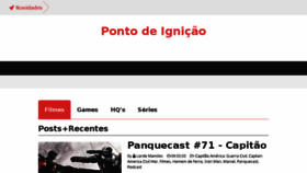 What Pontodeignicao.com.br website looked like in 2016 (8 years ago)