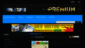What Ppntop50.com website looked like in 2016 (7 years ago)