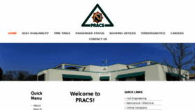 What Pracsltd.com website looked like in 2016 (8 years ago)