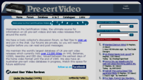 What Pre-cert.co.uk website looked like in 2016 (8 years ago)