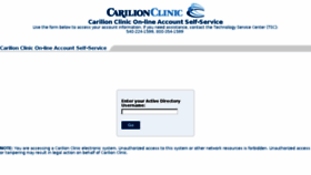 What Passport.carilionclinic.org website looked like in 2016 (7 years ago)