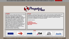 What Progetplus.it website looked like in 2016 (8 years ago)