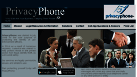 What Privacyphone.net website looked like in 2016 (8 years ago)