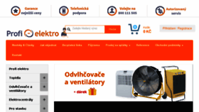 What Profi-elektro.cz website looked like in 2016 (8 years ago)