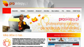 What Prosklepy.pl website looked like in 2016 (8 years ago)