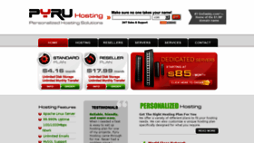 What Pyru.com website looked like in 2016 (8 years ago)