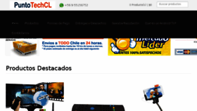 What Puntotech.cl website looked like in 2016 (8 years ago)