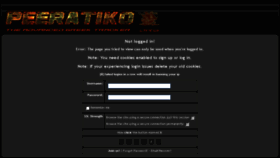 What Peeratiko.org website looked like in 2016 (8 years ago)