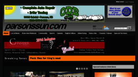 What Parsonssun.com website looked like in 2016 (7 years ago)