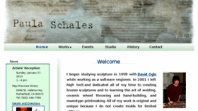 What Paulaschales.com website looked like in 2016 (7 years ago)