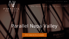 What Parallelwines.com website looked like in 2016 (9 years ago)
