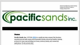 What Pacificsandsinc.com website looked like in 2016 (8 years ago)