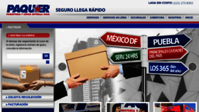 What Paquer.com.mx website looked like in 2016 (7 years ago)
