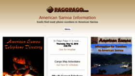 What Pagopago.com website looked like in 2016 (7 years ago)