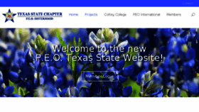 What Peotexas.org website looked like in 2016 (7 years ago)