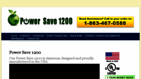 What Powersave1200.net website looked like in 2016 (7 years ago)