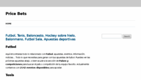 What Pricebets.es website looked like in 2016 (9 years ago)