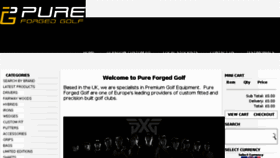 What Pureforged.com website looked like in 2016 (7 years ago)