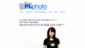 What Plphoto.de website looked like in 2016 (7 years ago)