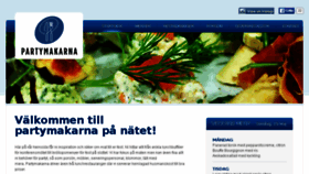 What Partymakarna.se website looked like in 2016 (7 years ago)