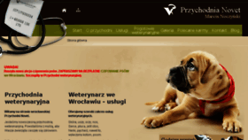 What Przychodnianovet.pl website looked like in 2016 (8 years ago)