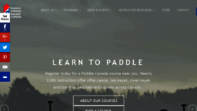 What Paddlingcanada.com website looked like in 2016 (7 years ago)