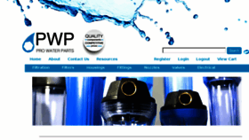 What Prowaterparts.com website looked like in 2016 (7 years ago)