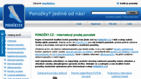 What Podkolenky.cz website looked like in 2016 (7 years ago)