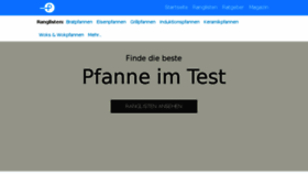 What Pfannen-test.de website looked like in 2016 (7 years ago)