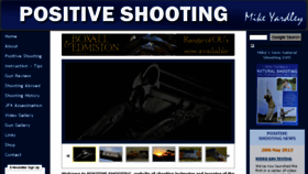 What Positiveshooting.com website looked like in 2016 (7 years ago)