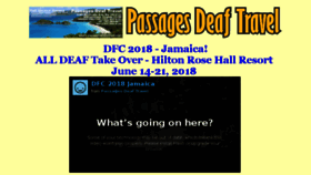 What Passagesdeaftravel.com website looked like in 2016 (8 years ago)