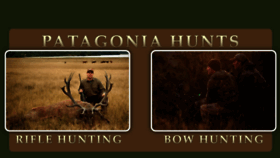 What Patagoniahunts.com website looked like in 2016 (8 years ago)