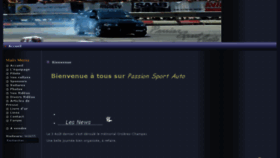 What Passionsportauto.ch website looked like in 2016 (7 years ago)