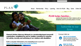 What Plan.ca website looked like in 2016 (8 years ago)