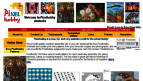 What Pixelhobby.com.au website looked like in 2016 (7 years ago)