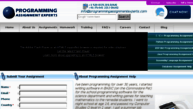 What Programmingassignmentexperts.com website looked like in 2016 (8 years ago)