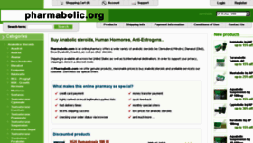 What Pharmabolic.com website looked like in 2016 (7 years ago)