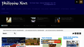 What Philippinenews.com website looked like in 2016 (7 years ago)