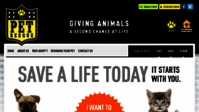 What Petrescue.org.nz website looked like in 2016 (7 years ago)
