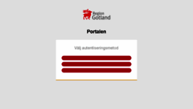 What Portalen9.gotland.se website looked like in 2016 (7 years ago)