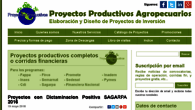 What Proyagro.mx website looked like in 2016 (7 years ago)