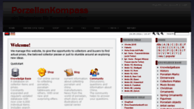What Porzellankompass.de website looked like in 2016 (7 years ago)