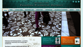 What Playhousedistrict.org website looked like in 2016 (8 years ago)