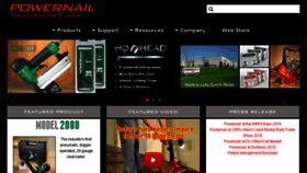 What Powernail.com website looked like in 2016 (8 years ago)