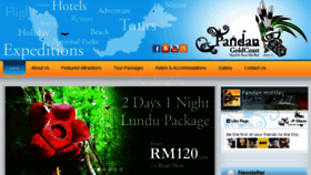 What Pandanholiday.com website looked like in 2016 (7 years ago)