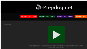 What Prepdog.net website looked like in 2016 (7 years ago)